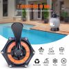 VEVOR Sand Filter, 22-inch, Up to 55 GPM Flow Rate, Above Inground Swimming Pool Sand Filter System with 7-Way Multi-Port Valve, Filter, Backwash, Rin
