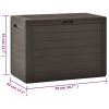 Patio Storage Box Brown 30.7"x17.3"x21.7"
